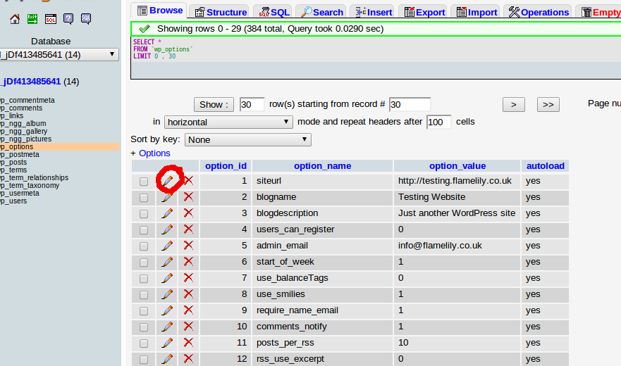 PHPMYadmin